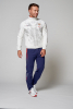 M05321G-FF202 Костюм спортивный мужской (белый/синий)