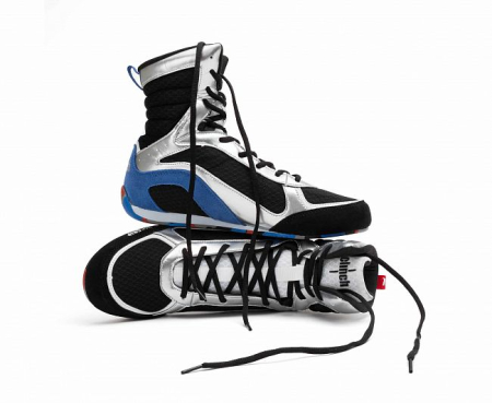 Боксерки Clinch Olimp Limited Edition 2.0 чёрно-серебристо-сине-красные C416