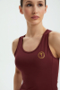 W14310V-VV241 Майка "топ-бра" (бордовый/бордовый)