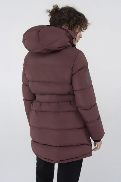 W08512SF-CC242 Куртка пуховая женская (бордовый/бордовый)