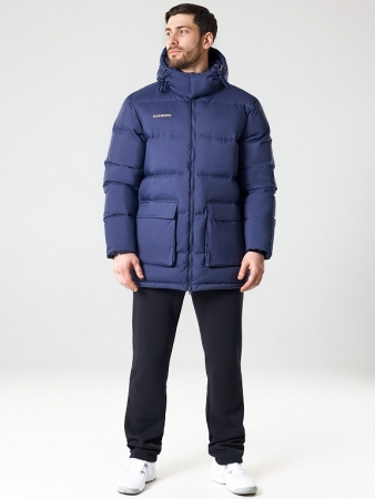 M08130G-NN232 Куртка пуховая утепленная мужская (синий/синий)