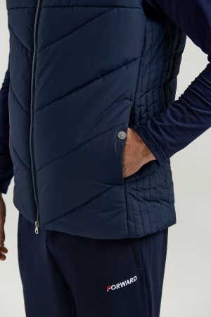 M11230G-NN222 Жилет утепленный мужской (синий)