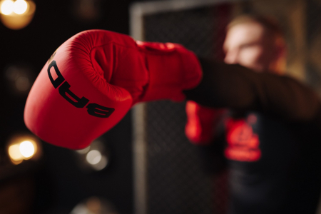 Перчатки бокс Legasy Prime Boxing Gloves Red/Black /Bad Boy 