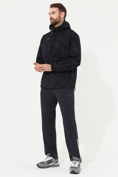 M02120G-BB251 Куртка ветрозащитная мужская (черный)