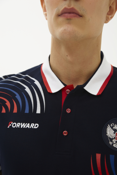 M13221G-FF242R Рубашка поло (мужская) (синий/синий)