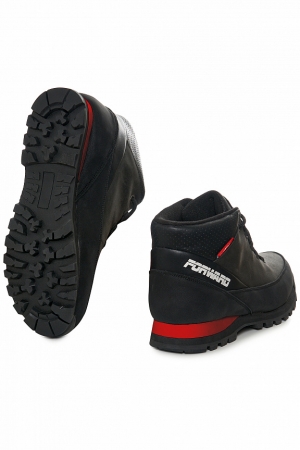 U22125U-BR232 Ботинки зимние (черный/красный)