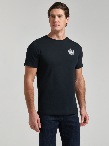 Футболка мужская ГЕРБ 66M-RT-1590/2 (тёмно-синий) /RusTeam