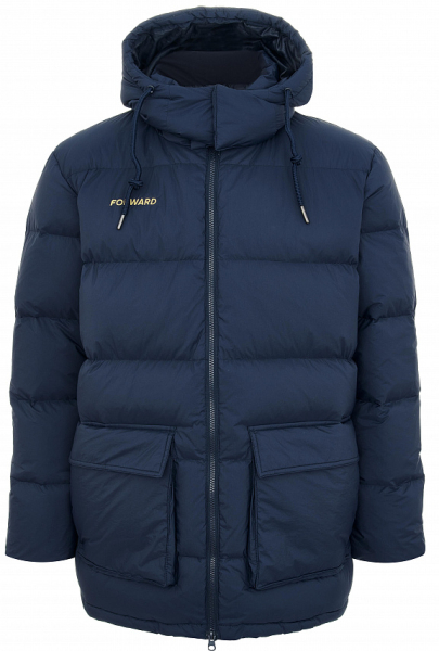 M08130P-NN232 Куртка пуховая утепленная мужская (синий/синий)