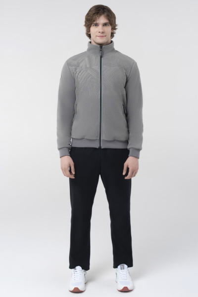 M06330G-GB242 Костюм флисовый мужской (серый/черный)