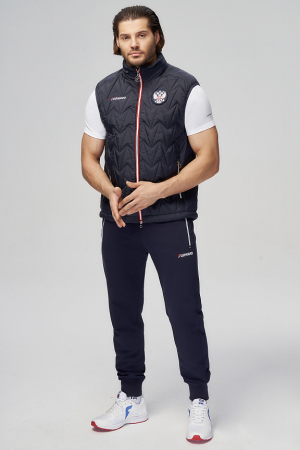 M11320G-FF242R Жилет утепленный мужской (синий/синий)