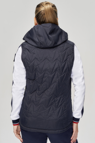 W11321G-FF242R Жилет утепленный женский (синий/синий)