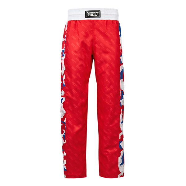 Брюки кикбоксинг детские красные Green Hill KBT-2089k
