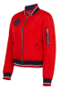W09250SF-RA181 Бомбер женский (красный/голубой)