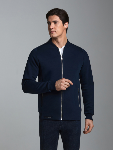 Толстовка мужская 52M-RR-1468 (тёмно-синий) /RED-N-ROCK'S