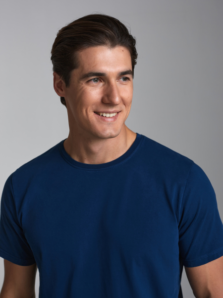 Футболка мужская 66M-RR-1590 (синий)