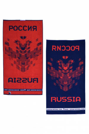 U23441G-FF202 Полотенце банное (синий/красный)