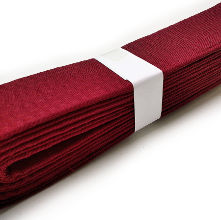 Пояс для кимоно красный