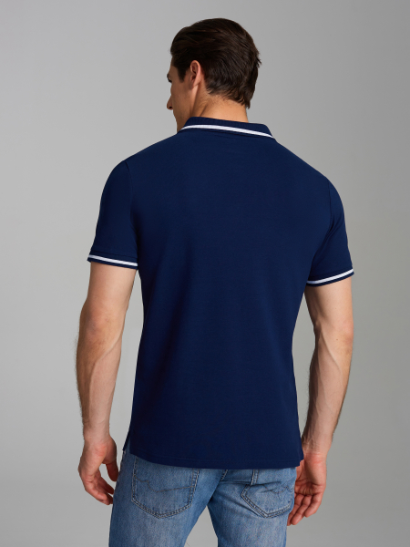 Рубашка Поло СССР мужская  65M-RR-1783 (т.синий)