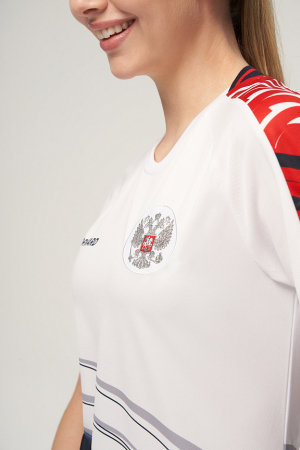 W14270G-FF232R Футболка трикотажная (игровая женская) (белый/белый)