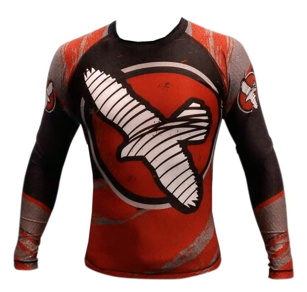 Рашгард черно-красный HBR-007/Hayabusa 