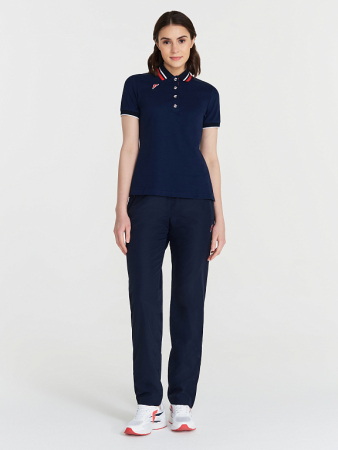 W13210G-NN211 Рубашка поло женская (синий)