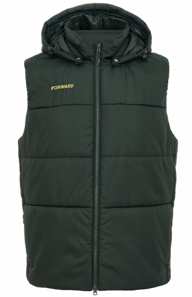 U11210P-HH232 Жилет утепленный унисекс (хаки/хаки)