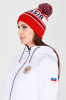 U20430G-RW212 Шапка трикотажная (красный/белый)
