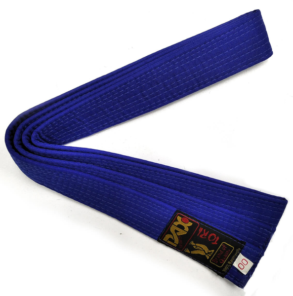 Пояс для кимоно синий