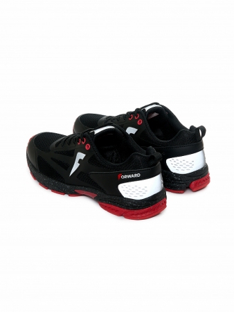 U22103T-BR202 Кроссовки беговые (черный/красный)