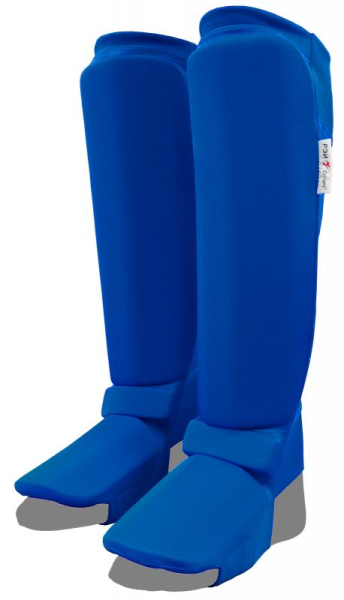 Щитки голень-подъем синий  Щ74Э /Рэй спорт