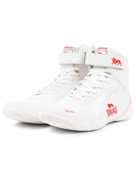 Боксерки Lonsdale Rufford бел/крас 160048