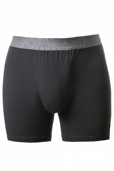 M18530SF-GB242 Комплект трусы боксеры классические мужские 2 шт (серый/черный)