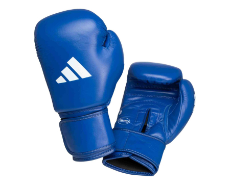Перчатки боксёрские Adidas IBA синие