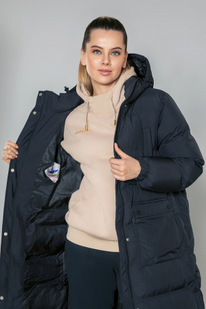 W08220P-BB232 Куртка утепленная женская (черный/черный)