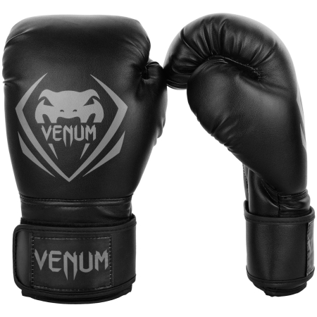 Перчатки бокс Venum Conterder Black/Grey