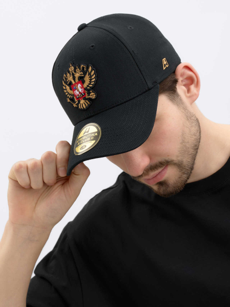 Бейсболка Россия черн 10392 Атрибутика 55-58