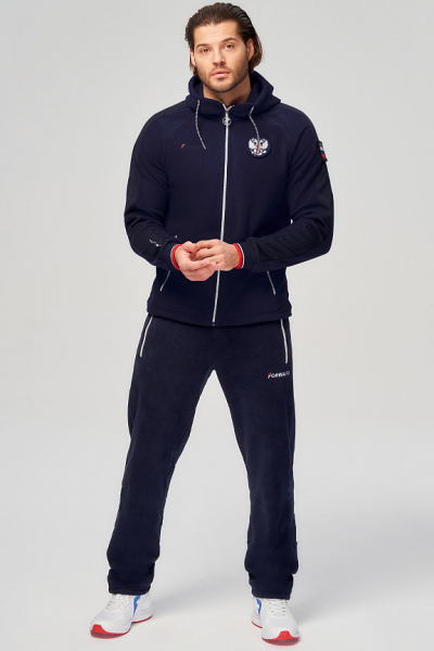 M06311G-FF242 Костюм спортивный флисовый мужской (синий/синий)