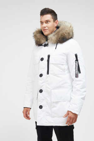 Куртка утепленная мужская (белый) /M08209FS-WW182
