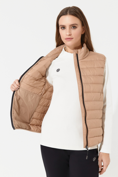 W11220G-DD251 Жилет женский (песочный)