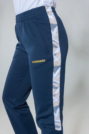 W05310P-WN232 Костюм спортивный женский (белый/синий)