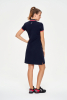W13410G-NN231 Платье поло женское (синий/синий)