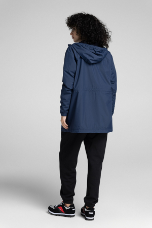 W09110SF-NN241 Куртка ветрозащитная на флисовой подкладке женская (синий/синий)