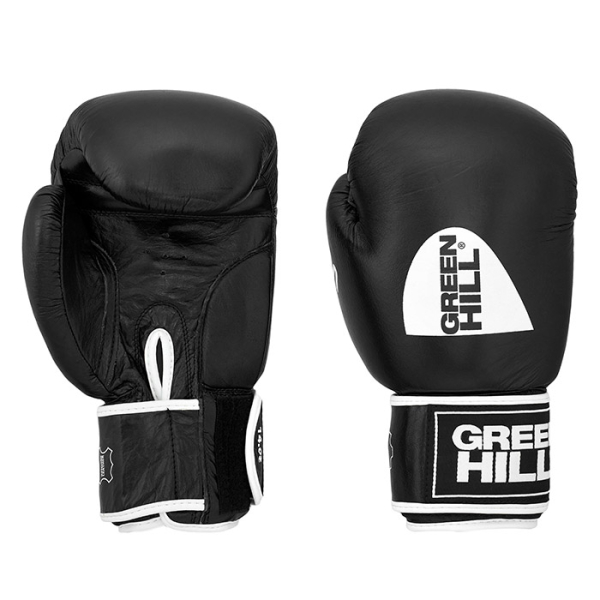 Перчатки боксерские Green Hill GYM чёрные BGG-2018