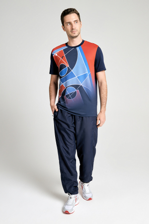 M14260G-NN241 Футболка короткий рукав мужская (синий/синий)