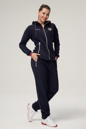 W06331G-FF232 Костюм спортивный (флисовый женский) (синий/синий)