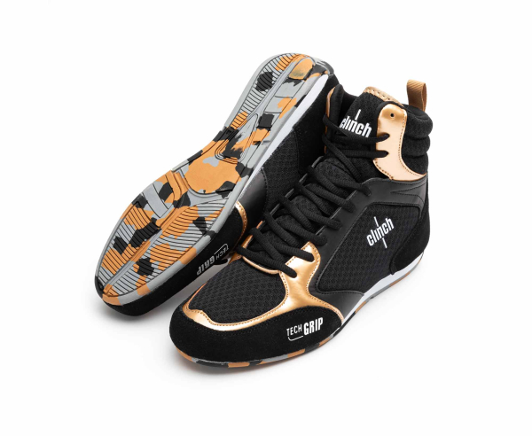 Боксерки Clinch Punch 3.0 чёрно-бронзовые C418