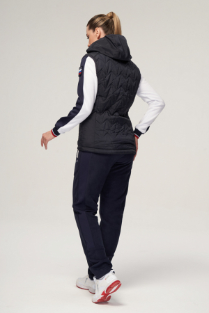 W11321G-FF232 Жилет утепленный женский (синий/синий)