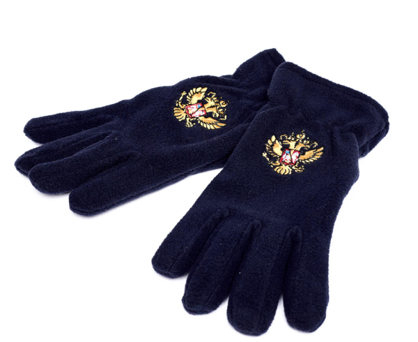 Перчатки Россия (синий) / 11343