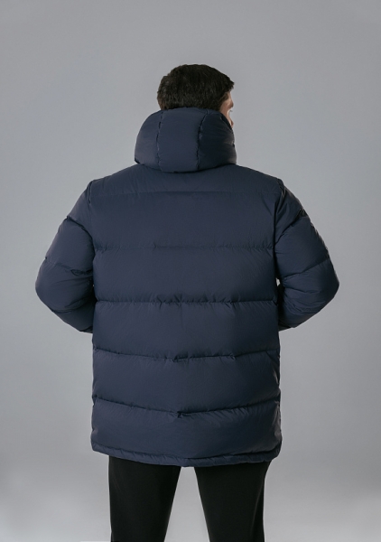 M08130P-NN232 Куртка пуховая утепленная мужская (синий/синий)